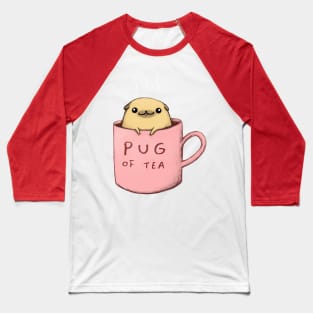 Pug of Tea Baseball T-Shirt